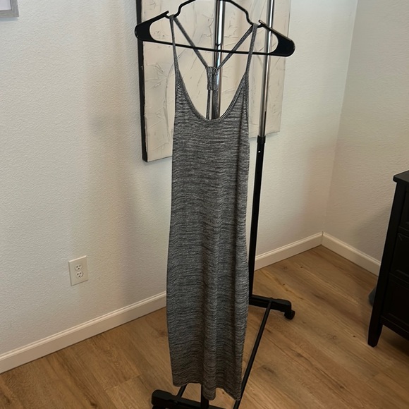 Gold Ray Dresses & Skirts - Black white and grey striped mud length maxi. Tag still on.  Size XS